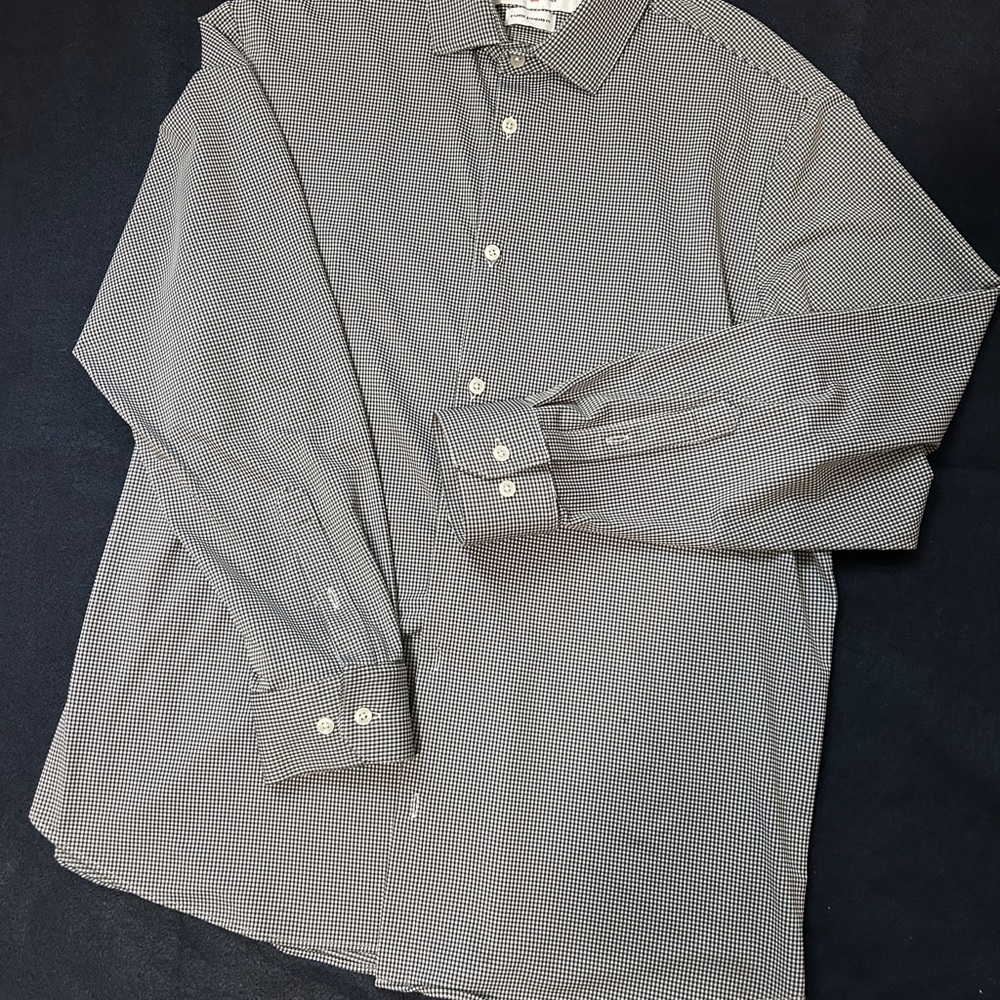 Mizzen+Main Monochrome Gingham Men's Shirt